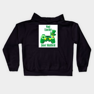 Video Gaming St Patricks Day Gamer, Gamer Boy Kids Hoodie